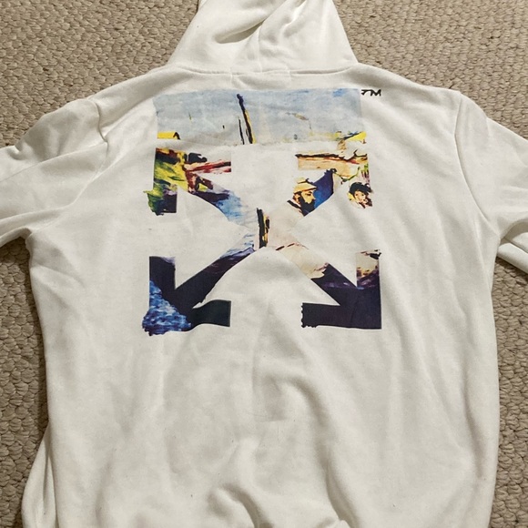 Off-White | Tops | Offwhite Hoodie | Poshmark